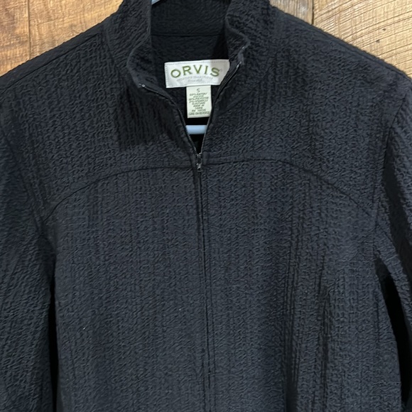 Orvis women’s lightweight textured jacket zippered pockets - Picture 3 of 6